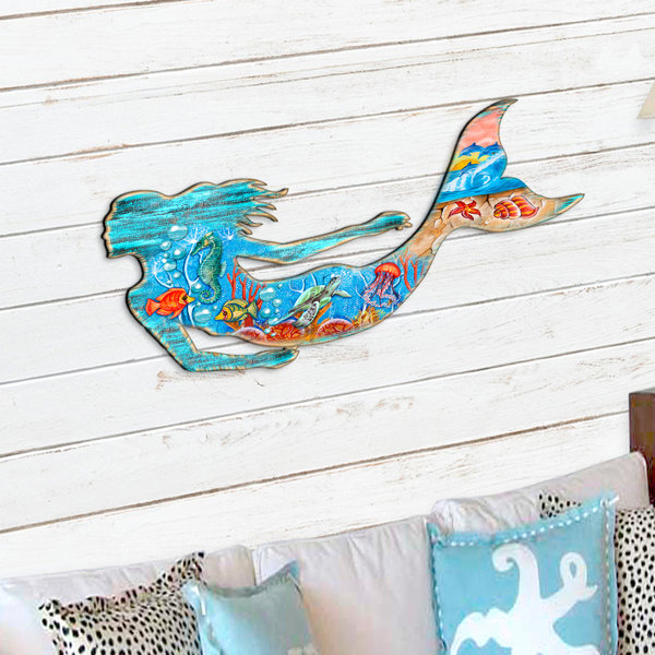 Dovecove Mermaid Wall Decor & Reviews Wayfair